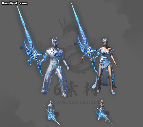 侠客男女一体时装-519