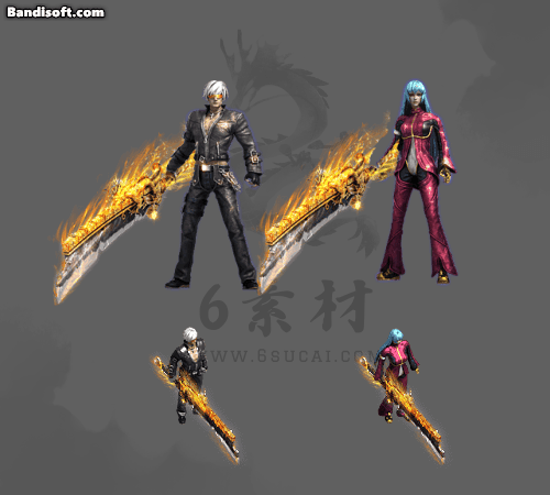 战士男女一体时装-521